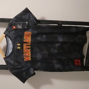 Women's Armour Maryland Terps Soccer Jersey NWT
